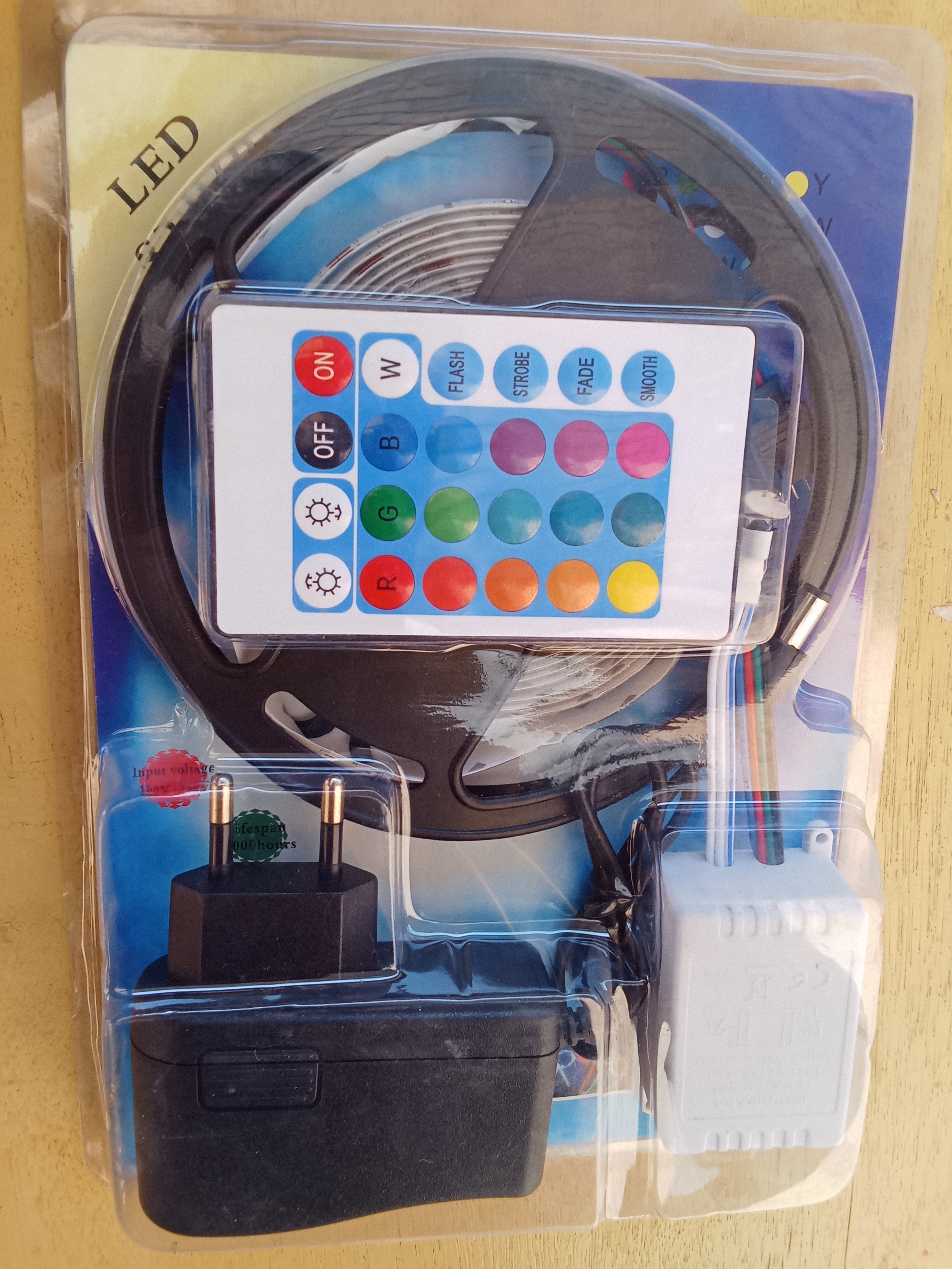 Multi coloured snake light