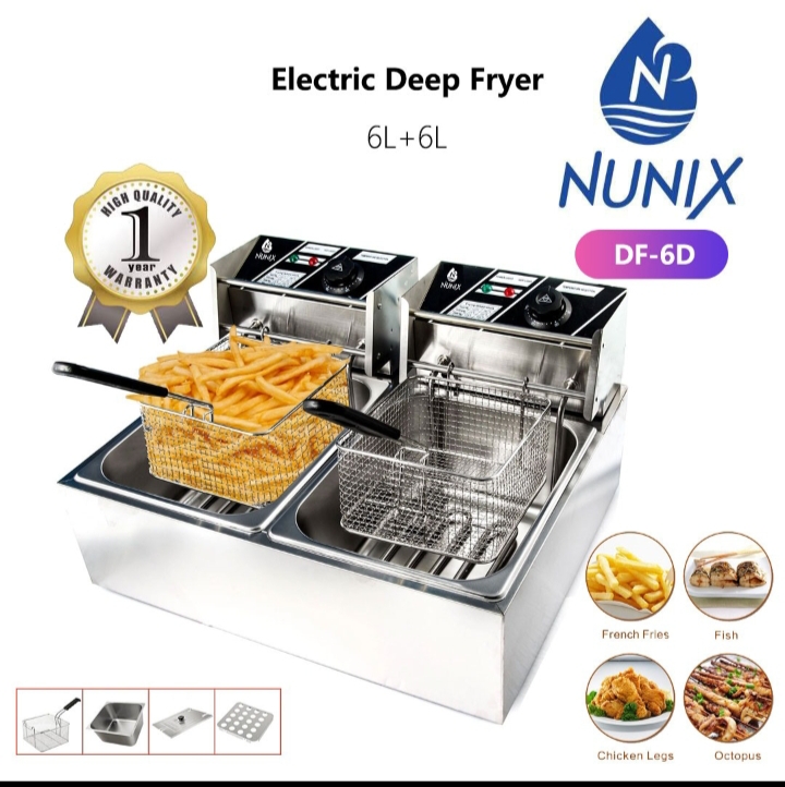 DOUBLE ELECTRIC DEEP FRYER